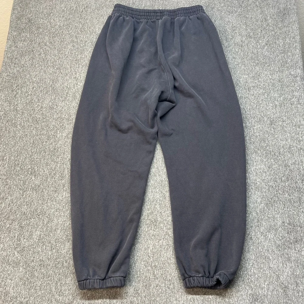 Yeezy Season 6 Sweatpants Mens XL Charcoal Grey Cotton Zip Pocket Joggers USA